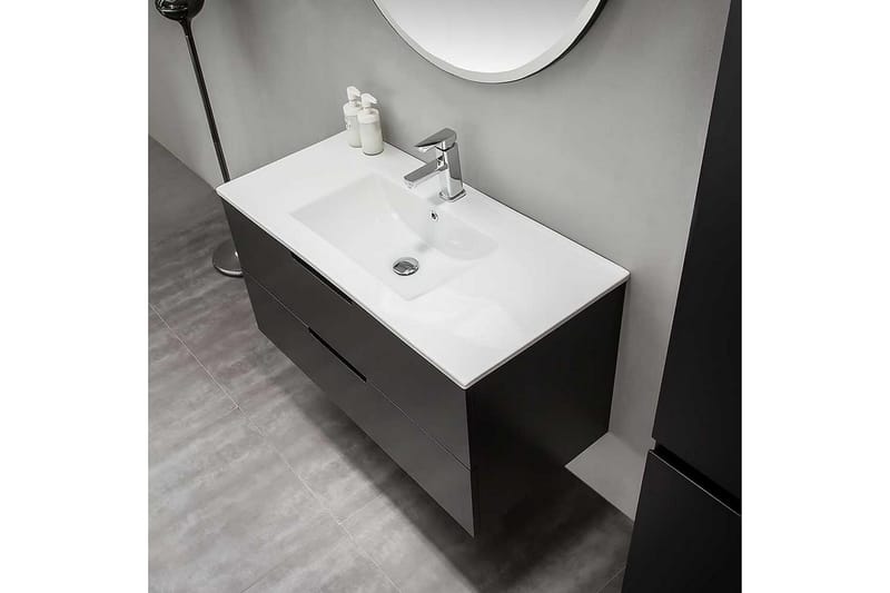 Bathlife Glädje Servantskap 1000 - Svart - Hus & oppussing - Kjøkken & bad - Baderom - Baderomsmøbler & baderomsinnredning - Servantskap & kommode