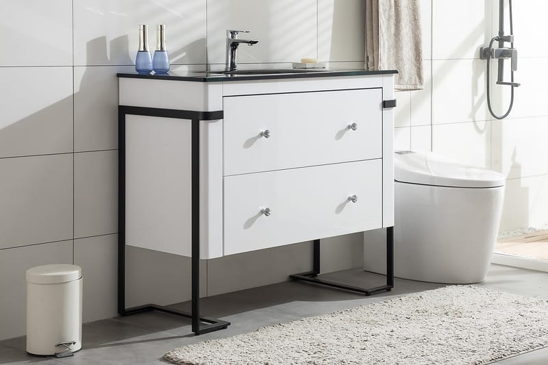 Bathlife Jubel Servantskap 1000 - Hvit - Hus & oppussing - Kjøkken & bad - Baderom - Baderomsmøbler & baderomsinnredning - Servantskap & kommode