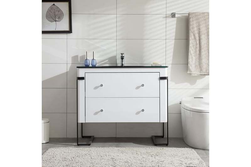 Bathlife Jubel Servantskap 1000 - Hvit - Hus & oppussing - Kjøkken & bad - Baderom - Baderomsmøbler & baderomsinnredning - Servantskap & kommode