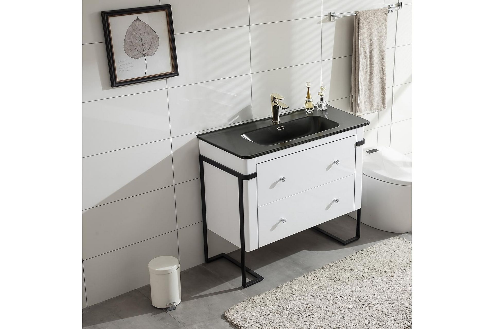 Bathlife Jubel Servantskap 1000 - Hvit - Hus & oppussing - Kjøkken & bad - Baderom - Baderomsmøbler & baderomsinnredning - Servantskap & kommode