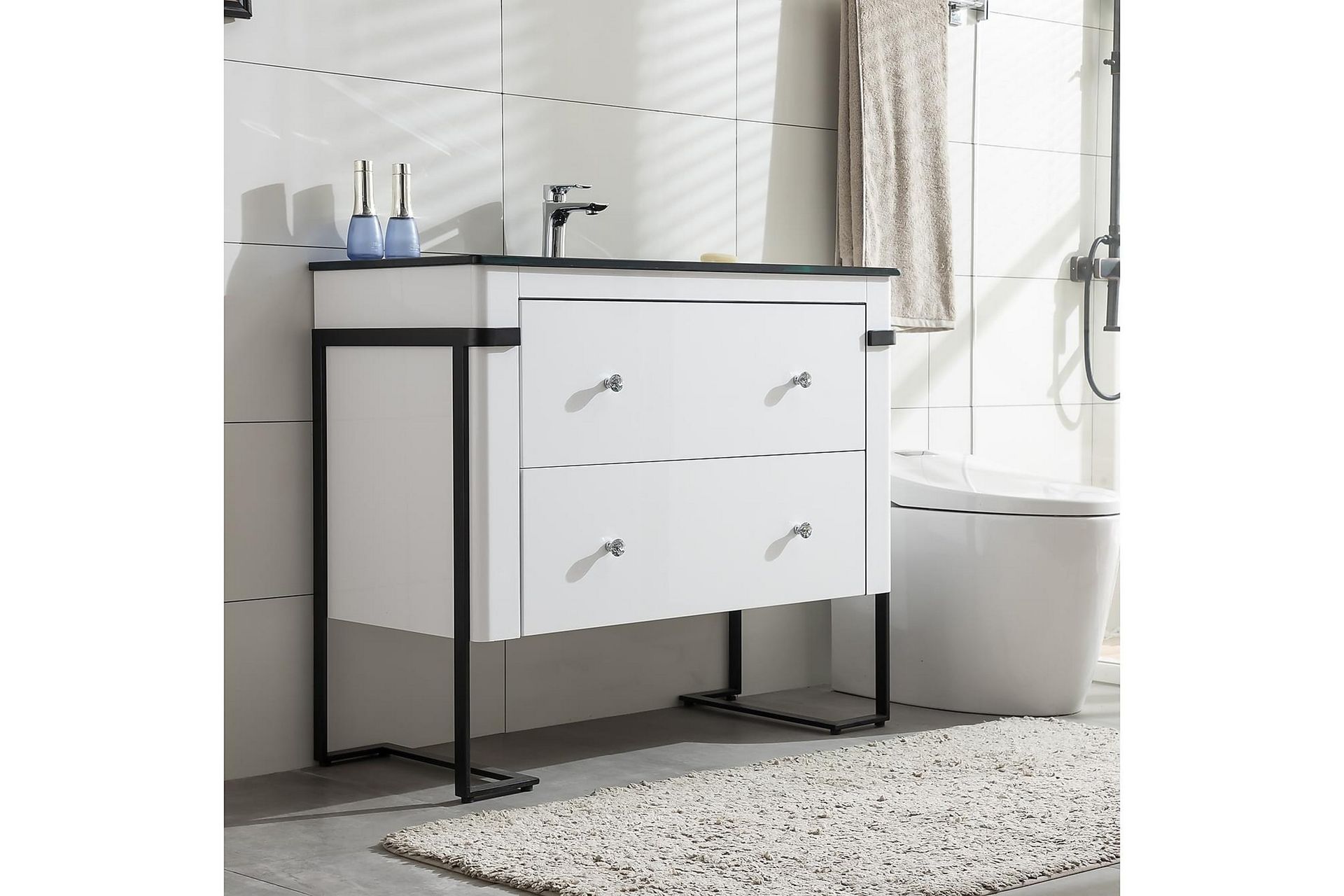 Bathlife Jubel Servantskap 1000 - Hvit - Hus & oppussing - Kjøkken & bad - Baderom - Baderomsmøbler & baderomsinnredning - Servantskap & kommode