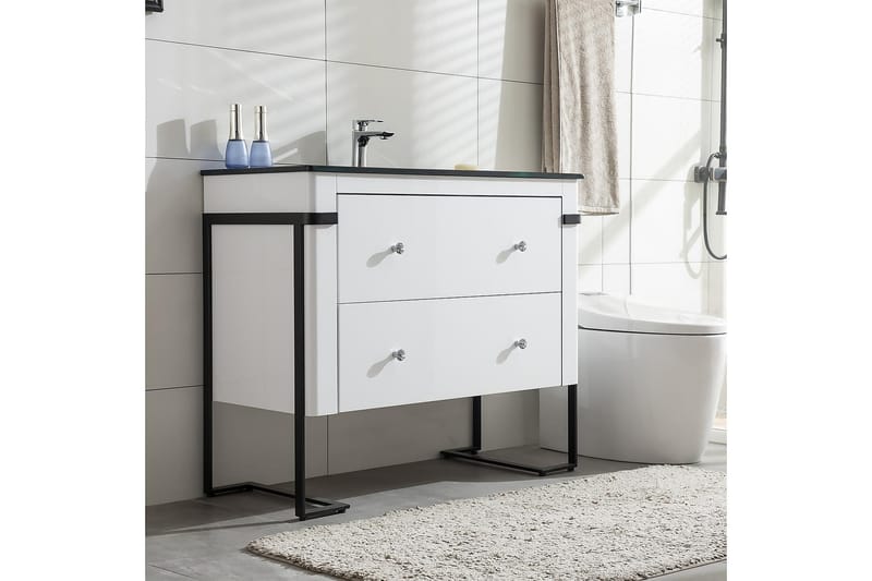 Bathlife Jubel Servantskap 1000 - Hvit - Hus & oppussing - Kjøkken & bad - Baderom - Baderomsmøbler & baderomsinnredning - Servantskap & kommode