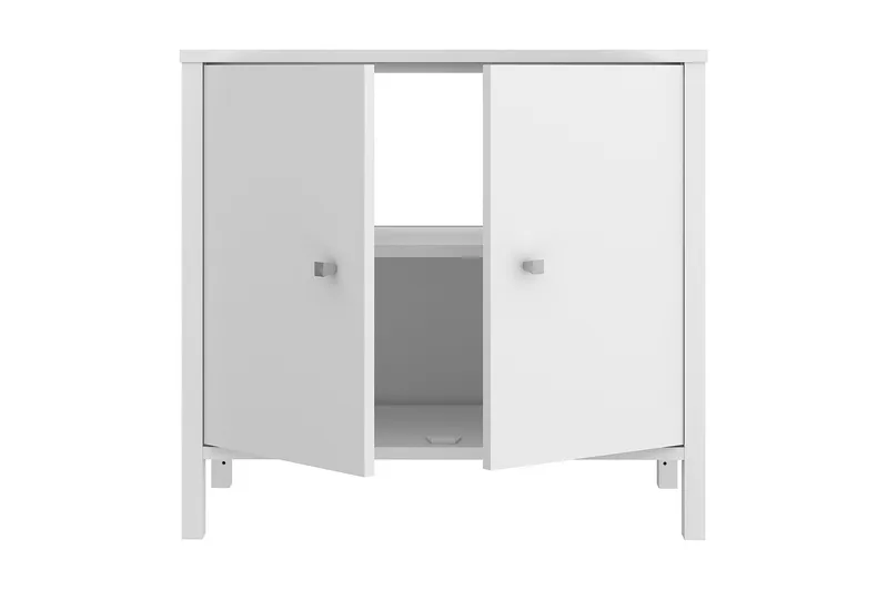 Elsassona Servantskap 35x64 cm 2 Skap - Hvit - Hus & oppussing - Kjøkken & bad - Baderom - Baderomsmøbler & baderomsinnredning - Servantskap & kommode