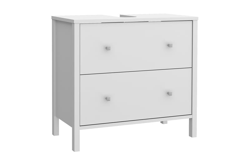 Elsassona Servantskap 35x64 cm 2 Skuffer - Hvit - Hus & oppussing - Kjøkken & bad - Baderom - Baderomsmøbler & baderomsinnredning - Servantskap & kommode