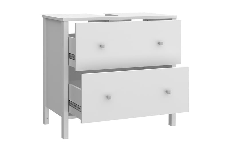 Elsassona Servantskap 35x64 cm 2 Skuffer - Hvit - Hus & oppussing - Kjøkken & bad - Baderom - Baderomsmøbler & baderomsinnredning - Servantskap & kommode