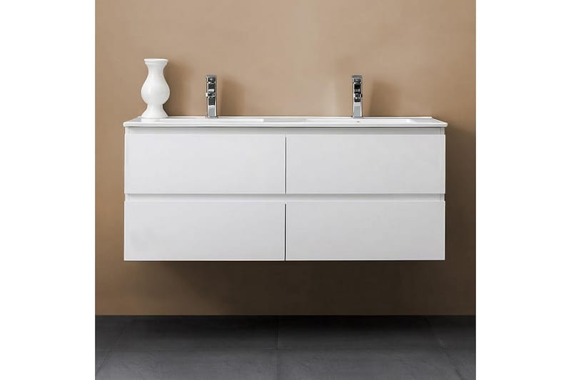 Eufori Servantskap Bathlife 120 cm - Hvit - Hus & oppussing - Kjøkken & bad - Baderom - Baderomsmøbler & baderomsinnredning - Servantskap & kommode