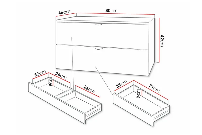 Glenndale Tvättställsskåp Concept 55 Black - Hus & oppussing - Kjøkken & bad - Baderom - Baderomsmøbler & baderomsinnredning - Servantskap & kommode