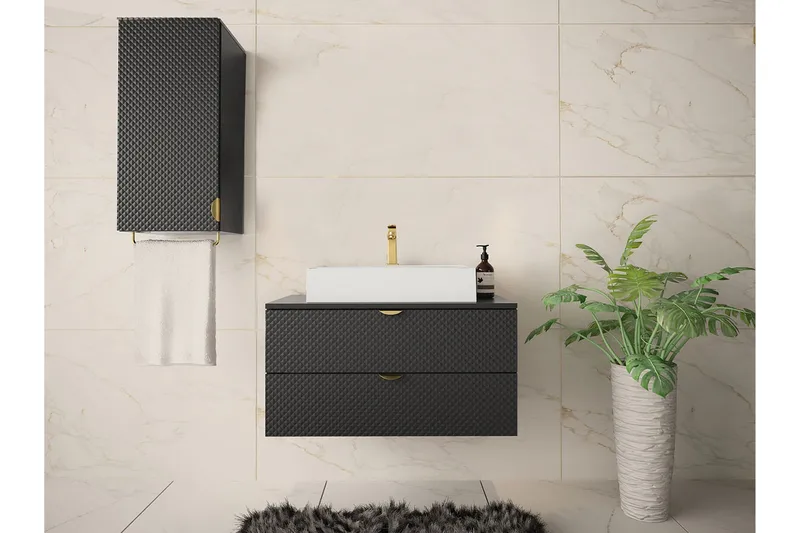 Glenndale Tvättställsskåp Concept 55 Black - Hus & oppussing - Kjøkken & bad - Baderom - Baderomsmøbler & baderomsinnredning - Servantskap & kommode