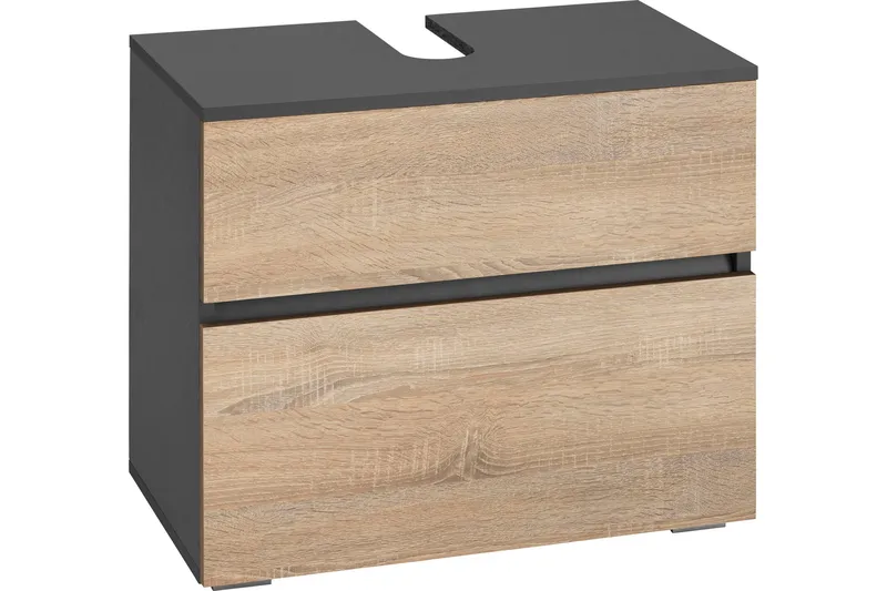 Hudnall Servantskap 60x35 cm, Antrasitt/Hvit