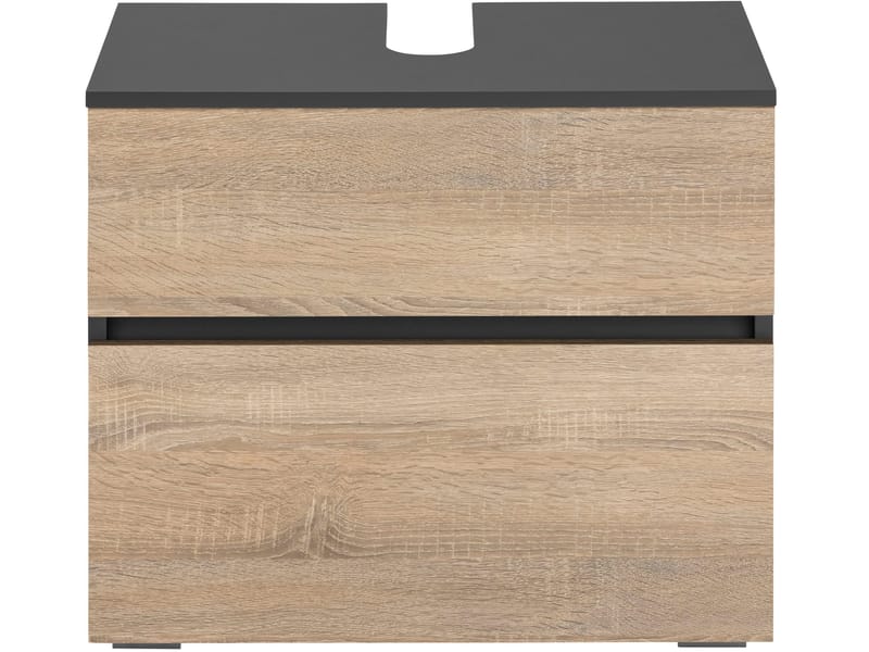 Hudnall Servantskap 60x35 cm - Antrasitt/Natur - Hus & oppussing - Kjøkken & bad - Baderom - Baderomsmøbler & baderomsinnredning - Servantskap & kommode