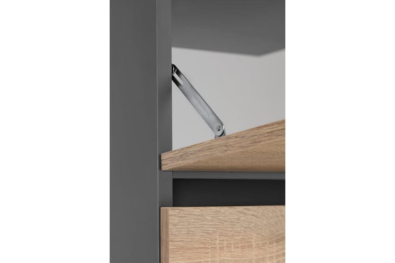 Hudnall Servantskap 80x35 cm - Antrasitt/Hvit - Hus & oppussing - Kjøkken & bad - Baderom - Baderomsmøbler & baderomsinnredning - Servantskap & kommode