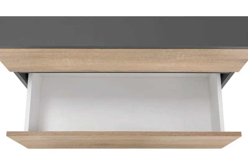 Hudnall Servantskap 80x35 cm - Antrasitt/Hvit - Hus & oppussing - Kjøkken & bad - Baderom - Baderomsmøbler & baderomsinnredning - Servantskap & kommode