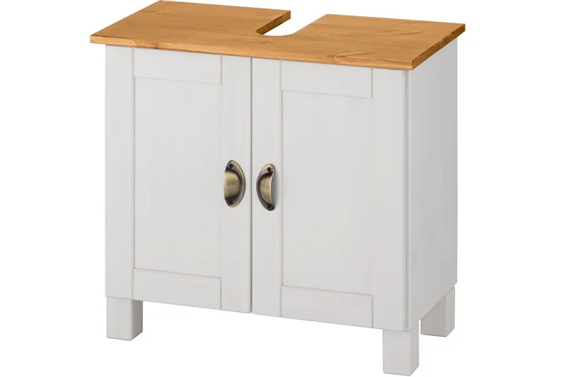 Moglielle Servantskap, Hvit/Brun