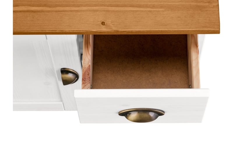 Moglielle Servantskap - Hvit/Brun - Hus & oppussing - Kjøkken & bad - Baderom - Baderomsmøbler & baderomsinnredning - Servantskap & kommode