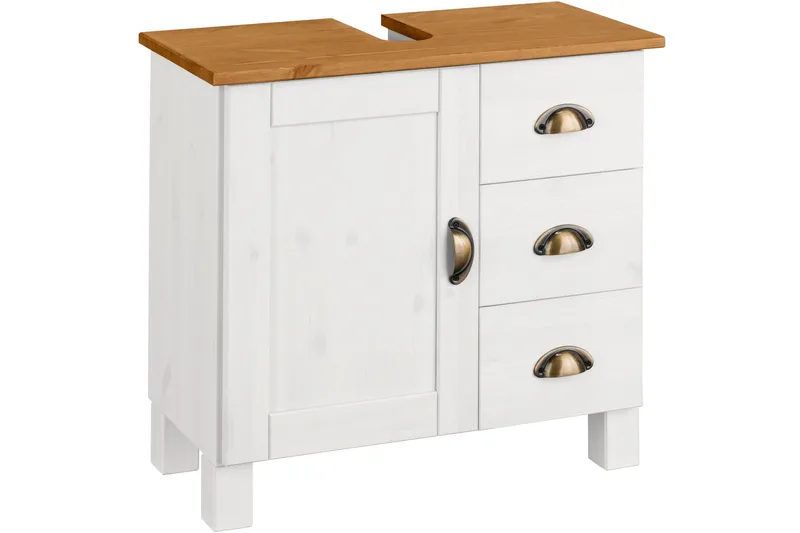 Moglielle Servantskap, Hvit/Brun