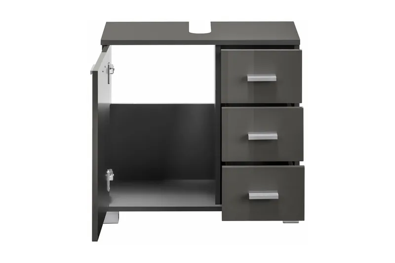 Ripika Servantskap 60x55 cm - Grå - Hus & oppussing - Kjøkken & bad - Baderom - Baderomsmøbler & baderomsinnredning - Servantskap & kommode