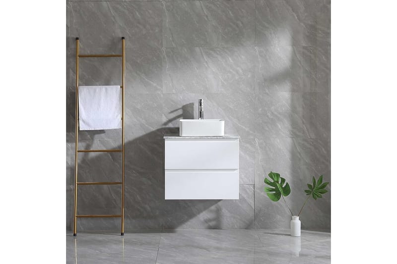 Servantskap Bathlife Extas Hvit - Hvit - Hus & oppussing - Kjøkken & bad - Baderom - Baderomsmøbler & baderomsinnredning - Servantskap & kommode