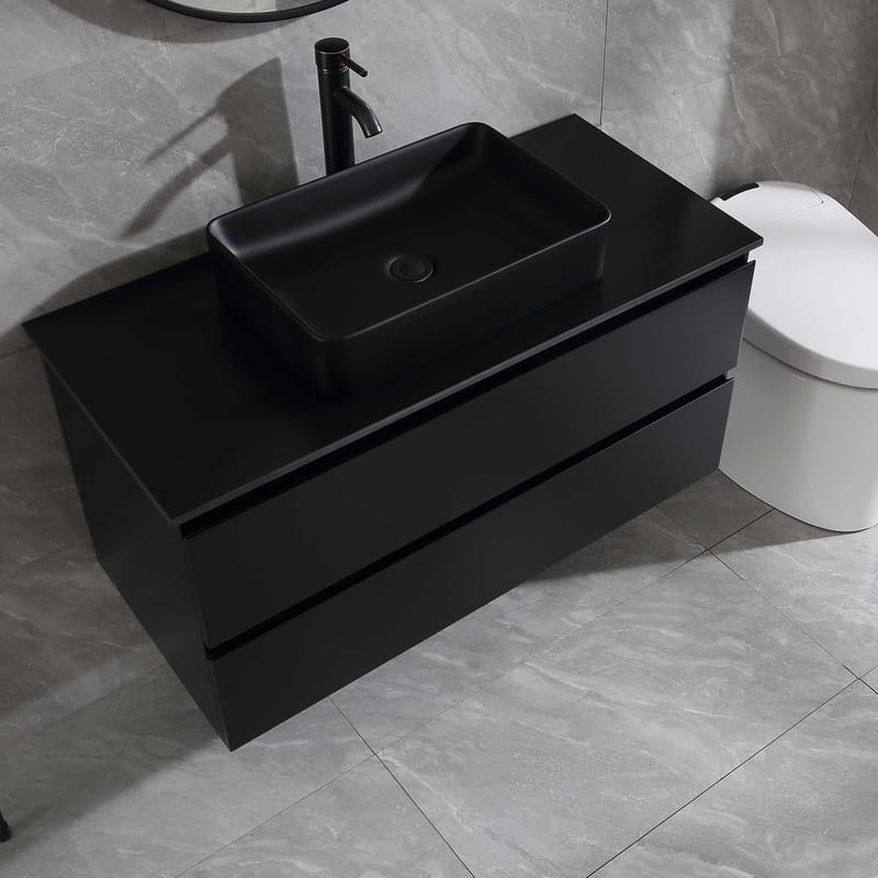 Servantskap Bathlife Extas Svart - Hus & oppussing - Kjøkken & bad - Baderom - Baderomsmøbler & baderomsinnredning - Servantskap & kommode