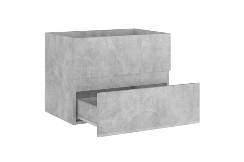 Servantskap betonggrå 60x38,5x45 cm sponplate - Grå - Hus & oppussing - Kjøkken & bad - Baderom - Baderomsmøbler & baderomsinnredning - Servantskap & kommode