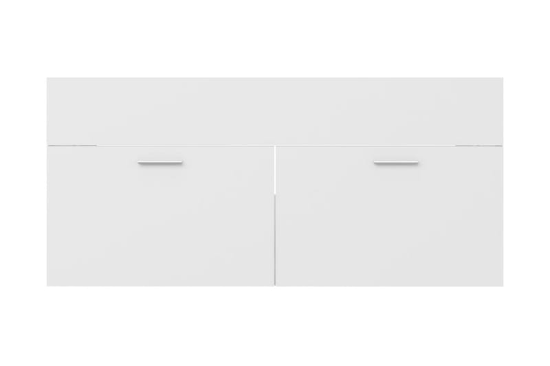Servantskap hvit 100x38,5x46 cm sponplate - Hvit - Hus & oppussing - Kjøkken & bad - Baderom - Baderomsmøbler & baderomsinnredning - Servantskap & kommode