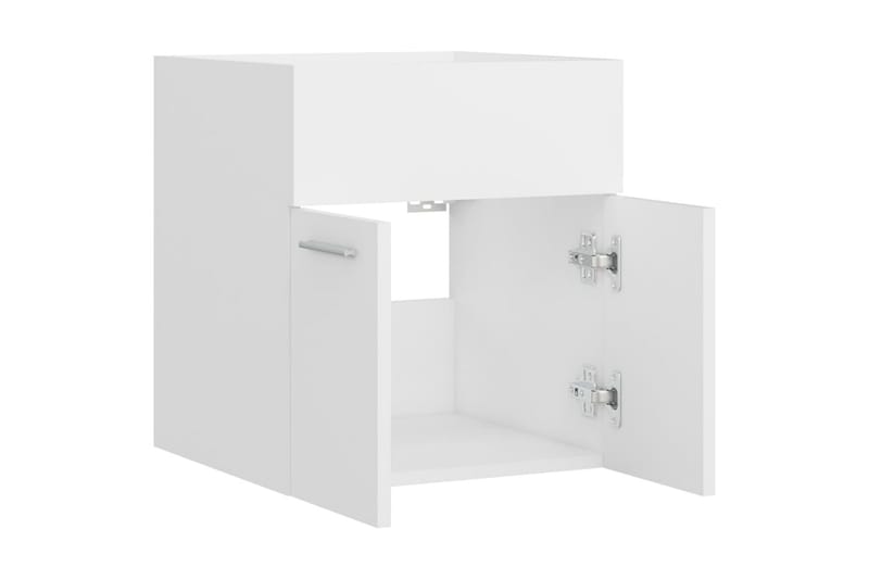 Servantskap hvit 41x38,5x46 cm sponplate - Hvit - Hus & oppussing - Kjøkken & bad - Baderom - Baderomsmøbler & baderomsinnredning - Servantskap & kommode