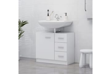 Servantskap hvit 63x30x54 cm sponplate - Hvit - Hus & oppussing - Kjøkken & bad - Baderom - Baderomsmøbler & baderomsinnredning - Servantskap & kommode
