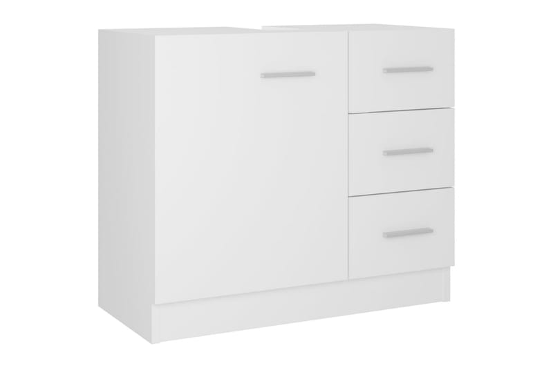 Servantskap hvit 63x30x54 cm sponplate - Hvit - Hus & oppussing - Kjøkken & bad - Baderom - Baderomsmøbler & baderomsinnredning - Servantskap & kommode