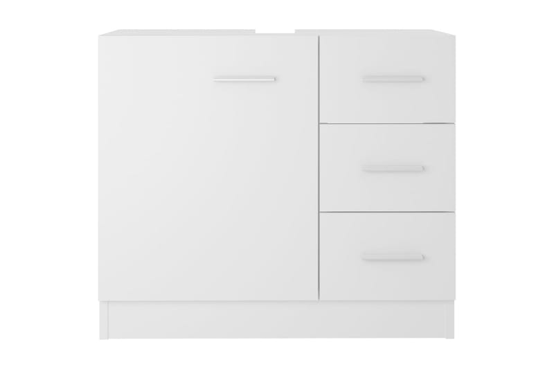 Servantskap hvit 63x30x54 cm sponplate - Hvit - Hus & oppussing - Kjøkken & bad - Baderom - Baderomsmøbler & baderomsinnredning - Servantskap & kommode