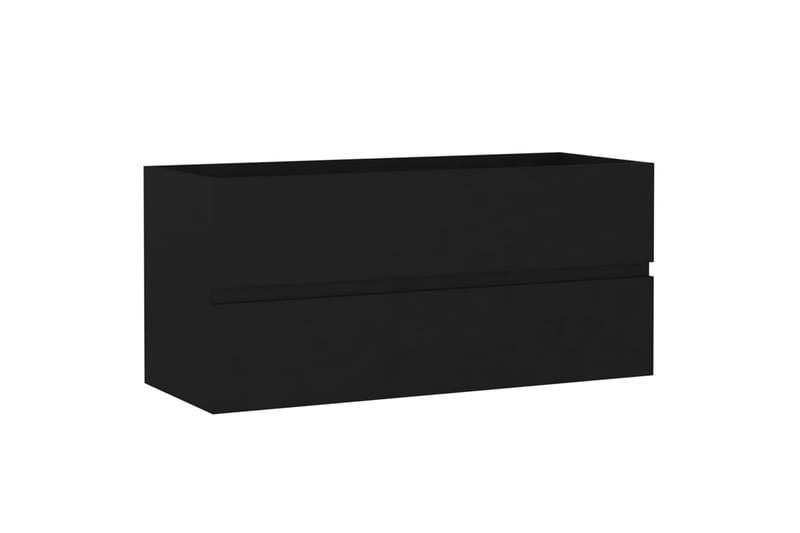Servantskap svart 100x38,5x45 cm sponplate - Svart - Servantskap & kommode