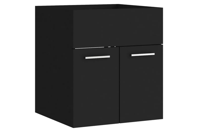 Servantskap svart 41x38,5x46 cm sponplate - Svart - Hus & oppussing - Kjøkken & bad - Baderom - Baderomsmøbler & baderomsinnredning - Servantskap & kommode