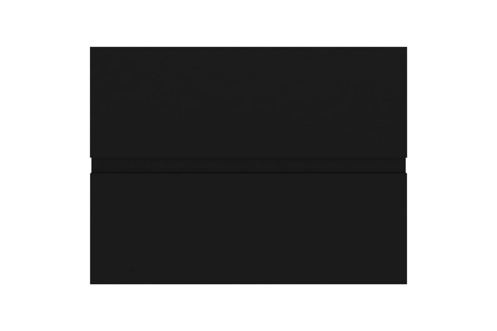 Servantskap svart 60x38,5x45 cm sponplate - Svart - Hus & oppussing - Kjøkken & bad - Baderom - Baderomsmøbler & baderomsinnredning - Servantskap & kommode