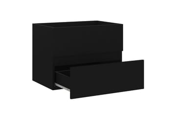 Servantskap svart 60x38,5x45 cm sponplate - Svart - Hus & oppussing - Kjøkken & bad - Baderom - Baderomsmøbler & baderomsinnredning - Servantskap & kommode