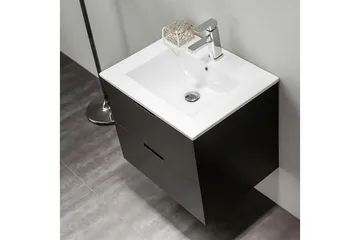 Tvättställsskåp Bathlife Svart - Hus & oppussing - Kjøkken & bad - Baderom - Baderomsmøbler & baderomsinnredning - Servantskap & kommode
