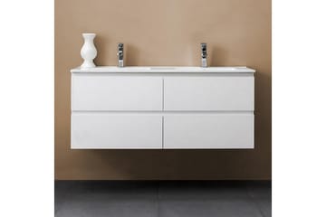 Tvättställsskåp Bathlife Vit - Hus & oppussing - Kjøkken & bad - Baderom - Baderomsmøbler & baderomsinnredning - Servantskap & kommode