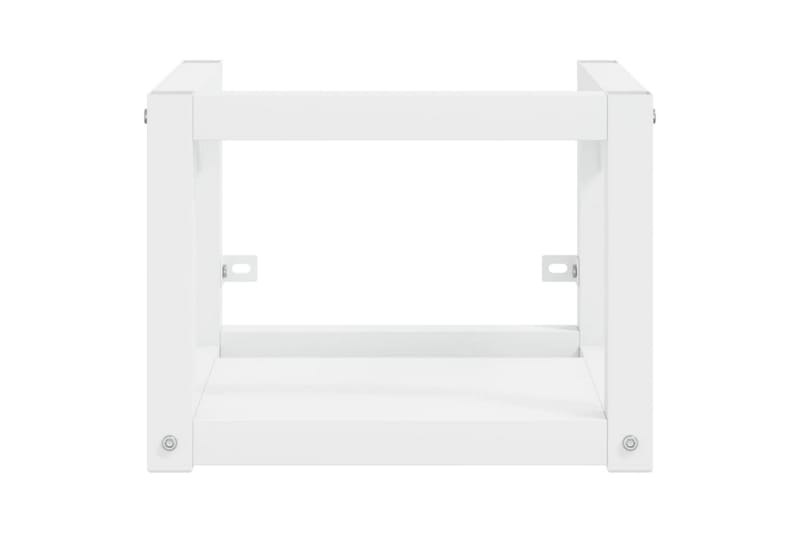 Vegghengt servantramme for bad hvit 40x38x31 cm jern - Hvit - Hus & oppussing - Kjøkken & bad - Baderom - Baderomsmøbler & baderomsinnredning - Servantskap & kommode
