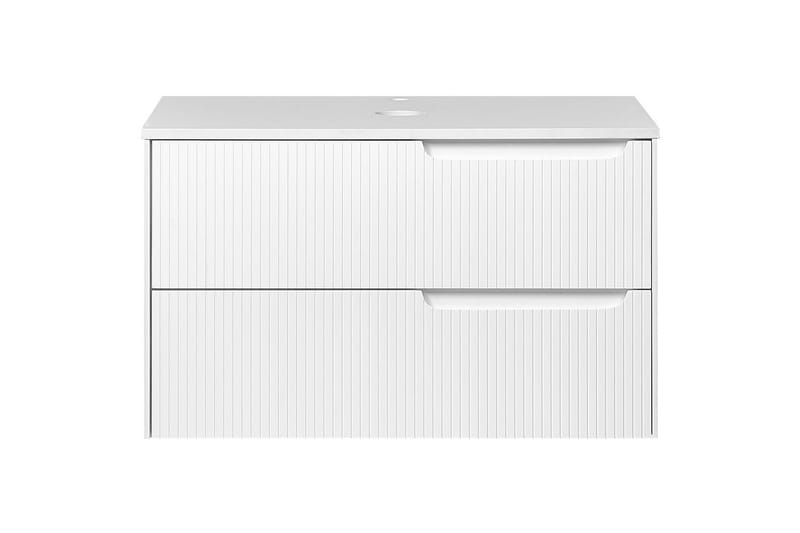 Servantskap Quintela Hvit, 80x52x48 cm - Hvit, 80x52x48 cm - Hus & oppussing - Kjøkken & bad - Baderom - Baderomsmøbler & baderomsinnredning - Baderomsskap