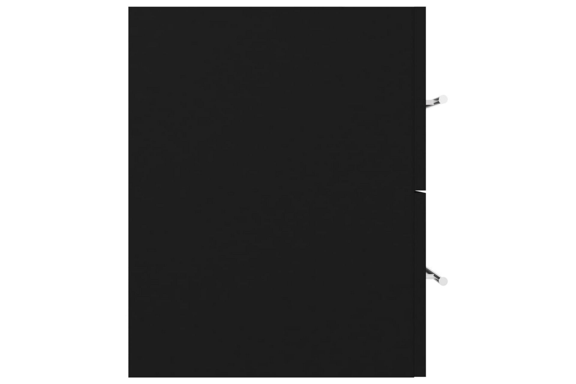Servantskap svart 100x38,5x48 cm sponplate - Svart - Hus & oppussing - Kjøkken & bad - Baderom - Baderomsmøbler & baderomsinnredning - Servantskap & kommode