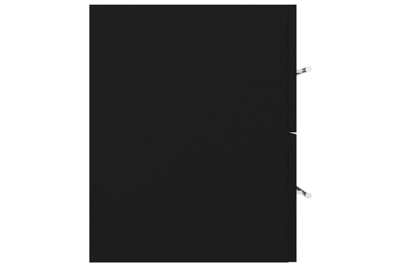 Servantskap svart 100x38,5x48 cm sponplate - Svart - Hus & oppussing - Kjøkken & bad - Baderom - Baderomsmøbler & baderomsinnredning - Servantskap & kommode