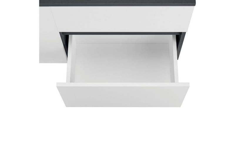 Servantskap Wisla 80x45x53 cm, Antrasitt/Hvit - 80x45x53 cm, Antrasitt/Hvit - Hus & oppussing - Kjøkken & bad - Baderom - Baderomsmøbler & baderomsinnredning - Baderomsskap