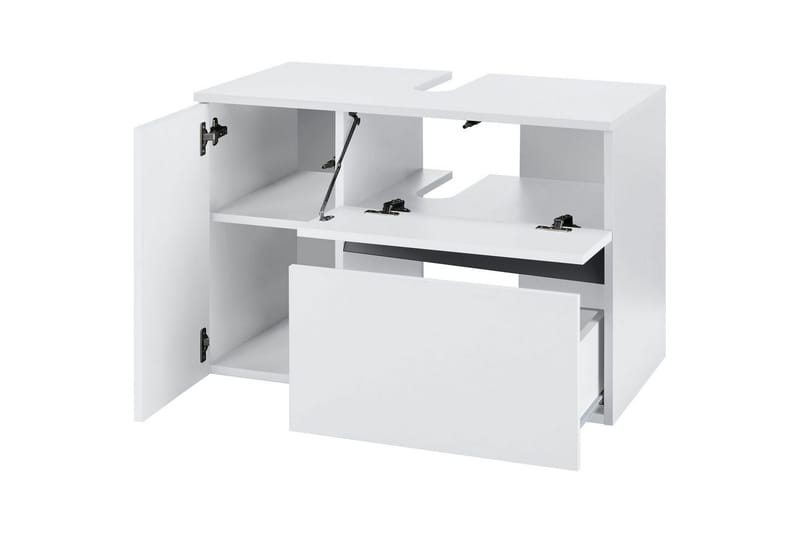 Servantskap Wisla 80x45x53 cm, Hvit - 80x45x53 cm, Hvit - Hus & oppussing - Kjøkken & bad - Baderom - Baderomsmøbler & baderomsinnredning - Baderomsskap