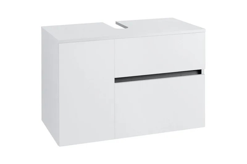 Servantskap Wisla 80x45x53 cm, Hvit - 80x45x53 cm, Hvit - Hus & oppussing - Kjøkken & bad - Baderom - Baderomsmøbler & baderomsinnredning - Servantskap & kommode