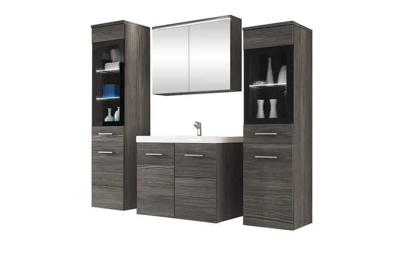 Somender Møbelsett til Bad 132 cm - Hus & oppussing - Kjøkken & bad - Baderom - Baderomsmøbler & baderomsinnredning - Komplette møbelpakker