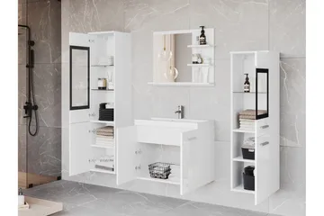 Somender Møbelsett til Bad 132 cm - Hus & oppussing - Kjøkken & bad - Baderom - Baderomsmøbler & baderomsinnredning - Komplette møbelpakker