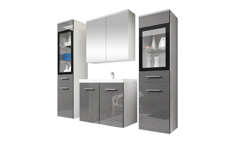 Somender Møbelsett til Bad 132 cm - Hus & oppussing - Kjøkken & bad - Baderom - Baderomsmøbler & baderomsinnredning - Komplette møbelpakker