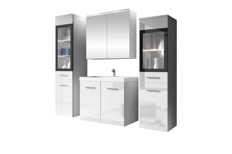 Somender Møbelsett til Bad 132 cm - Hus & oppussing - Kjøkken & bad - Baderom - Baderomsmøbler & baderomsinnredning - Komplette møbelpakker