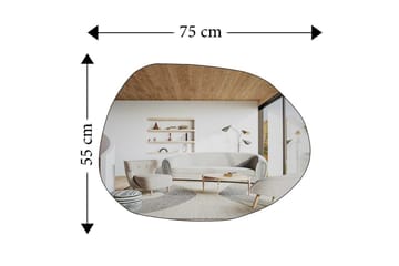 Speil Haviland Transparent - Hvit - Hus & oppussing - Kjøkken & bad - Baderom - Baderomsmøbler & baderomsinnredning - Baderomsspeil