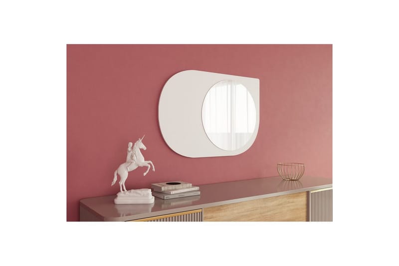 Speil Ravidas Hvit, Hvit