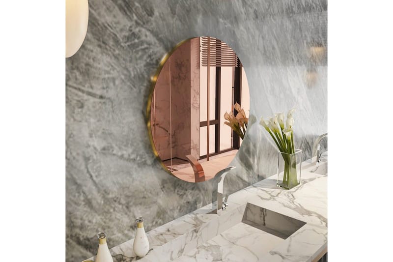 Speil Torlen Bronse / Gull - Bronse / Gull - Hus & oppussing - Kjøkken & bad - Baderom - Baderomsmøbler & baderomsinnredning - Baderomsspeil