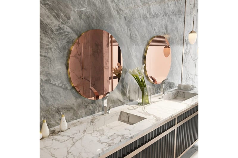 Speil Torlen Bronse / Gull - Bronse / Gull - Hus & oppussing - Kjøkken & bad - Baderom - Baderomsmøbler & baderomsinnredning - Baderomsspeil