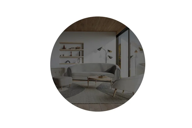 Speil Torlen Mørk grå / Sølv, Mørk grå / Sølv